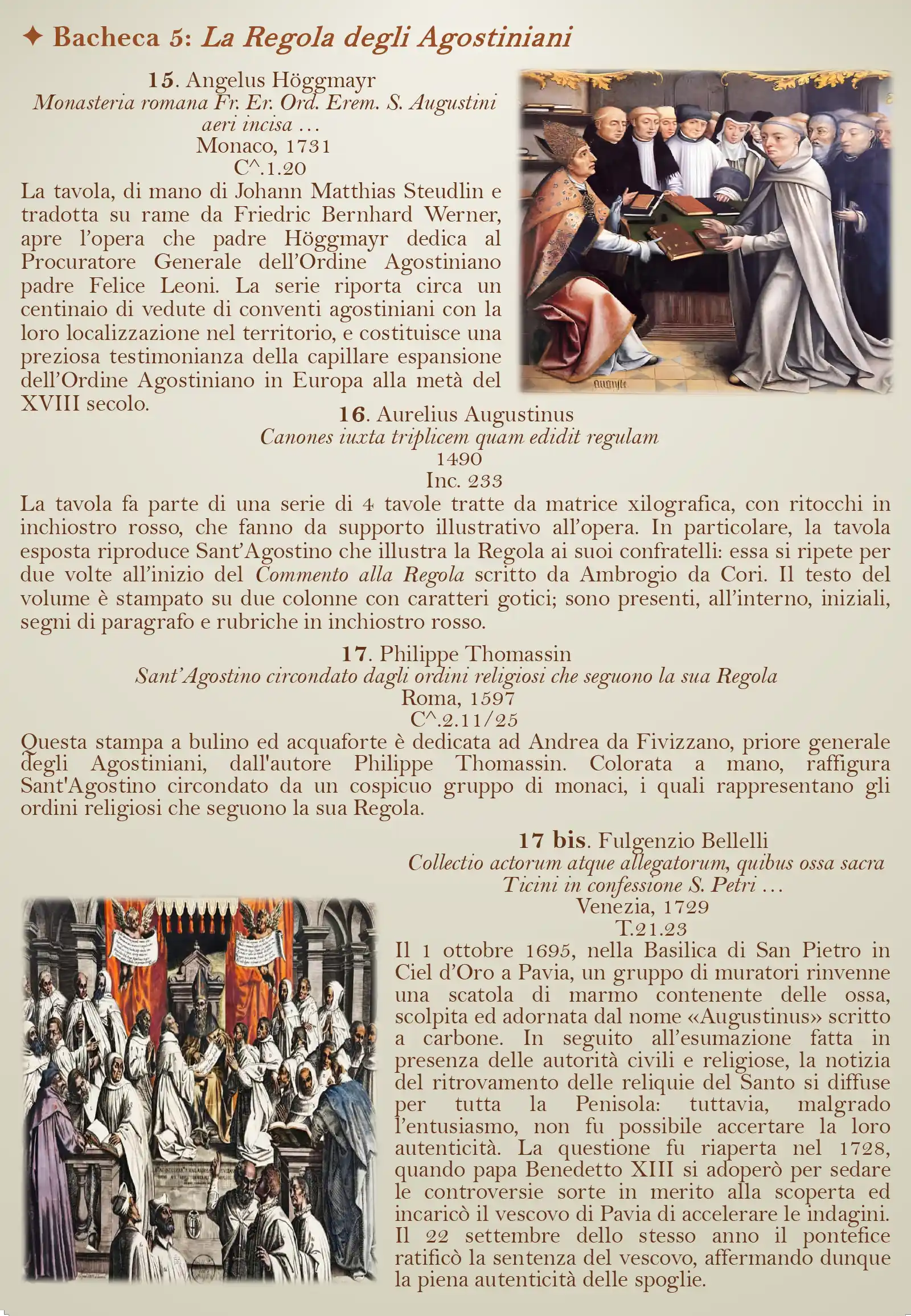 La regola degli Agostiniani